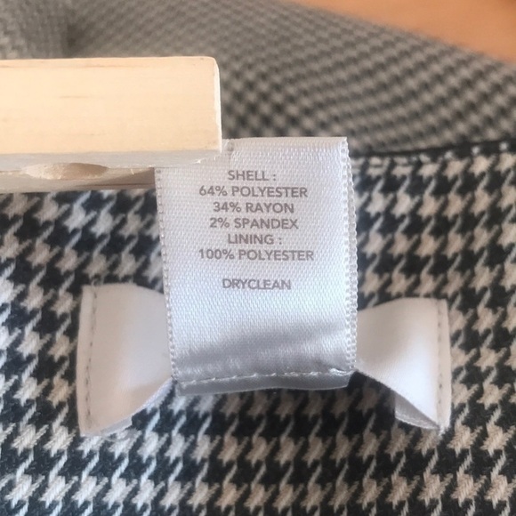 ANN TAYLOR LOFT BLACK & CREAM PENCIL SKIRT size 2 - Picture 6 of 7